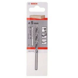 Bosch 2 608 596 302 Broca Espiral para Madera 5x52x86 mm, Taladro de Punta Perforada para Madera Noble y Blanda