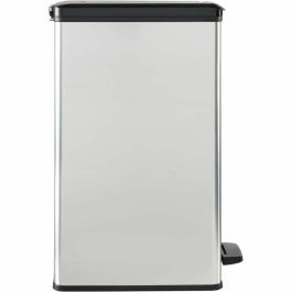 Papelera Slim - SLIM BIN - CURVER - 40L - Ahorro de espacio - 40 x 25 x 61 cm - Gris metalizado