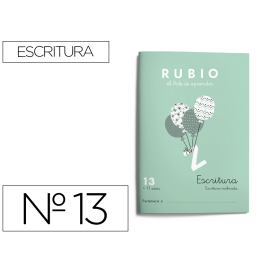 Rubio Cuaderno Caligrafía nº 13 para el Desarrollo de Destrezas Motrices y Lenguaje Escrito Precio: 11.78999952. SKU: B162JX7AWB
