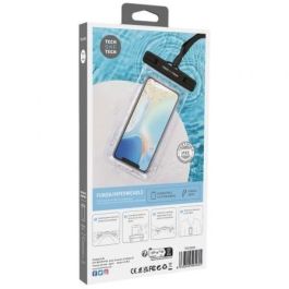 Funda impermeable colgante para agua pvc ipx8 negra Funda impermeable colgante para agua pvc ipx8 negra
