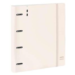 Carpeta Con Recambio Safta Din A4 Cuadro 5 mm Polipropileno Foam 4 Anillas 35 mm Rosa Claro Carpeta Con Recambio Safta Din A4 Cuadro 5 mm Polipropileno Foam 4 Anillas 35 mm Rosa Claro