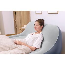 Bestway Cama Hinchable 67923 Tritech SleekFlow 2 Plazas 226 x 152 x 84 cm con Cabecero y Bomba Integrada