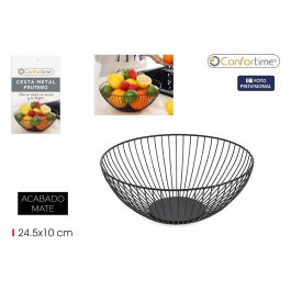 Cesta de metal para frutas Confortime 24.5 x 10 cm (12 Unidades) Precio: 39.58999968. SKU: B1FG4RBCE9