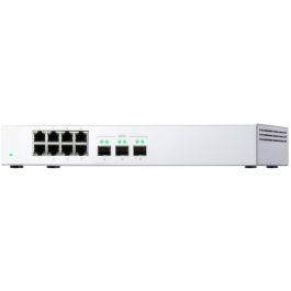 QNAP QSW-308S Switch No Administrado 8 Puertos Gigabit Ethernet + 3 Ranuras SFP+ 10G