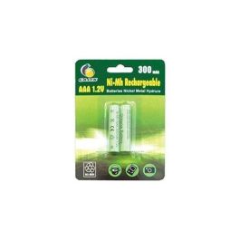 GALIX Lote de 2 baterías recargables LR03 / AAA - Ni-Mh - 1.2 Voltios - 300 mAh