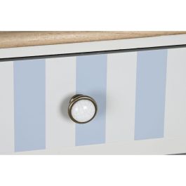 Vitrina Mediterraneo DKD Home Decor Blanco Azul Celeste 44 x 199 x 141.5 cm