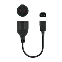 Nano Cable Adaptador Alimentación 10.22.0901 C14 Macho a CEE7 Hembra 25cm Negro Precio: 6.50000021. SKU: S0226355