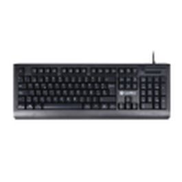 CoolBox COO-TEC04DNI Teclado USB QWERTY Español Completo de Membrana para Oficina Negro