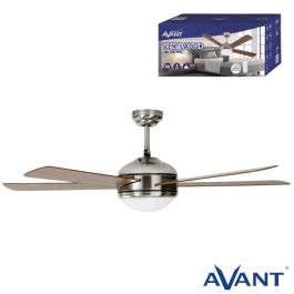 AVANT Ventilador de Techo Avant 132 cm, 65 W, Color Gris con Madera, Incluye Lámpara y Mando a Distancia Precio: 125.58999948. SKU: B1EC2YNXZE