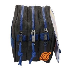 Portatodo Triple Naruto Ninja Azul Negro 21,5 x 10 x 8 cm Portatodo Triple Naruto Ninja Azul Negro 21,5 x 10 x 8 cm