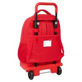 Mochila Safta Grande Con Ruedas Compact Extraible Atletico De Madrid 450x330x220 mm Mochila Safta Grande Con Ruedas Compact Extraible Atletico De Madrid 450x330x220 mm
