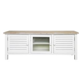 Mueble de TV DKD Home Decor Abeto Blanco Madera MDF 120 x 40 x 45 cm