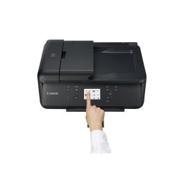 Canon TR7650 Impresora Multifunción 4 en 1 Inyección Color Wi-Fi ADF Dúplex Fax 5 Tintas Pantalla Táctil Oficina Hogar