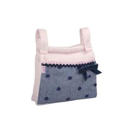 Muñecas Arias Coche Capota para Muñecas Lucia con Bolso y Sombrilla - Altura Manillar 90 cm, 42x72x93 cm