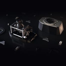 Thrustmaster Base Configurable AVA - Base de Joystick Personalizable, Adaptable a Cualquier Tipo de Aviación, Negro