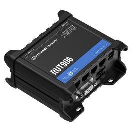 Teltonika RUT906 Router Dual SIM LTE Wifi Industrial Negro Aluminio Carril DIN