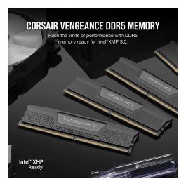 Corsair CMK32GX5M2X7200C34 Memoria RAM DDR5 de 32GB (2x16GB) 7200MHz CL34 Vengeance Black para PC