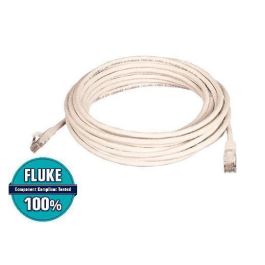 Lanview Cable de Red Cat6 U/UTP 7m Blanco LSZH, Botas Estrechas, Ideal para Armarios, Tomas, Switches y Dispositivos
