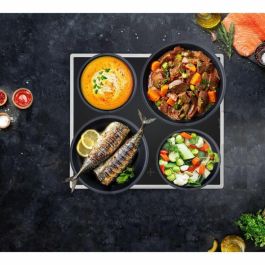 Arthur Martin AM1502 Juego de Utensilios de Cocina 15 Piezas - Mango Extraíble Efecto Madera - Compatible Inducción - Sartenes, Cacerolas y Accesorios