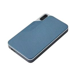 Intenso TX100 Disco Duro Externo SSD 2TB USB Tipo C 3.2 Gen 1 500MB/s Azul Gris