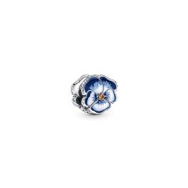 Abalorio Mujer Pandora BLUE PANSY FLOWER Precio: 91.50000035. SKU: B17A5HQW6T