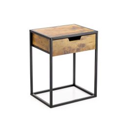 Mesita Auxiliar con Cajón 40x30x68 cm - Confortime (2 Unidades) Mesita Auxiliar con Cajón 40x30x68 cm - Confortime (2 Unidades)