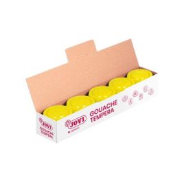 Jovi Tempera escolar amarillo limón 35 ml, pintura al agua opaca secado rápido para papel, cartulina, madera, tela Precio: 3.50000002. SKU: B1BJBPWFH3