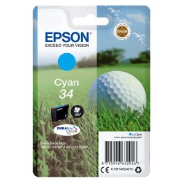 Epson Tinta Ink-jet 34 Cian Original Precio: 20.50000029. SKU: S7732889
