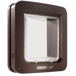 SUREFLAP Solapa electrónica grande marrón para gatos