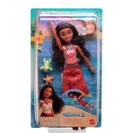 Mattel JFF08 Muñeca Princesa Vaiana Nadadora Disney Princess Cambia de Color