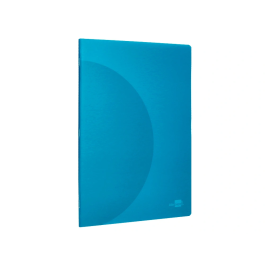 Liderpapel Libreta A4 90gr Pauta 5 2,5mm con Margen y Tapa de Plástico Colores Surtidos 48 Hojas