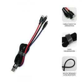 SUBBLIM Cable Premium 3in1 3.0 (Micro USB+Type C+Lightning) SUBBLIM Cable Premium 3in1 3.0 (Micro USB+Type C+Lightning)