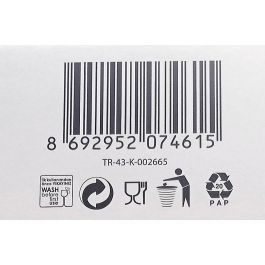 Lav Set 6 Vasos Cerveza Belek 580cc (8.5x8.5x16 cm) (4 Cajas)