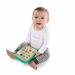 Hape Tablet de Madera Magic Touch Curiosity Interactiva para Bebés +6 meses 19x14,7x2,6 cm