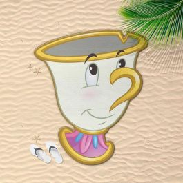 CERDÁ Toalla Chip La Bella y la Bestia Disney de microfibra 130x100cm Precio: 10.50000006. SKU: B1E77TLMJH