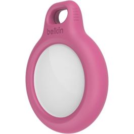 Belkin F8W973btPNK Secure Holder Llavero para Apple AirTag, Resistente a Rayones, Rosa