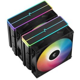 DeepCool AG620 Black ARGB V2 Refrigerador Aire 12cm LGA1700/AM5 Doble Ventilador LED Intel/AMD Negro