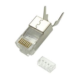 Lanview Conector RJ45 STP Cat6a para conductor sólido/trenzado AWG22-23, 10 piezas Precio: 8.49999953. SKU: B1HMAG386R