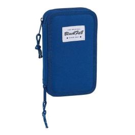 Plumier Escolar Safta Blackfit8 -'Oxford-' Doble Cremallera 28 Piezas 125x40x195 mm