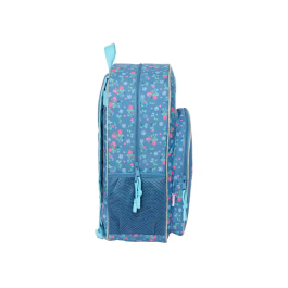Mochila Escolar Frozen Azul 33 x 42 x 14 cm