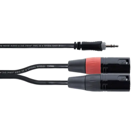 Cordial Cable Y Mini-Jack Estéreo / 2 Xlr Macho De 3 M Precio: 12.79000008. SKU: B18FYV9HS5