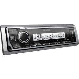 Kenwood KMR-M508DAB Radio Marina Negro con Bluetooth, USB y Sintonizador DAB+ - 200W de Potencia Máxima