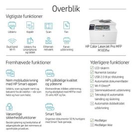 HP M183fw Color LaserJet Pro MFP Impresora Láser Multifunción: Impresión, Escáner, Copia, Fax. WiFi y HP Smart App HP M183fw Color LaserJet Pro MFP Impresora Láser Multifunción: Impresión, Escáner, Copia, Fax. WiFi y HP Smart App