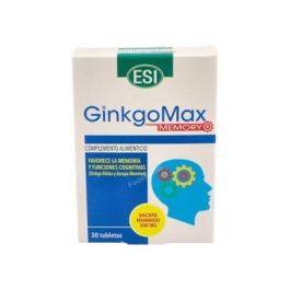 TREPATDIET-ESI Ginkgomax Memory 30 Comprimidos - Fórmula avanzada para la función cerebral Precio: 29.6899999. SKU: B1ETAMEDE7