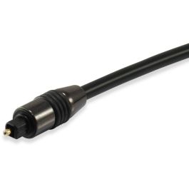 Equip 147922 Cable Óptico Toslink St/St de Audio Digital 3.0m Negro para Conexión de Dispositivos de Audio