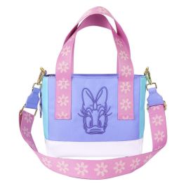 Loungefly Bolso Daisy Disney. Medidas: 24,13cm (ancho) x 8,89cm (profundo) x 20,32cm (alto)