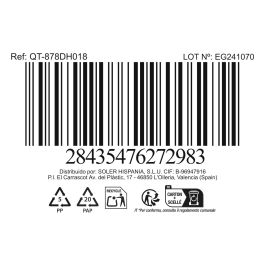 Inde Sartén 18 cm Aluminio Forjado Full Doha Quttin (6 Unidades)