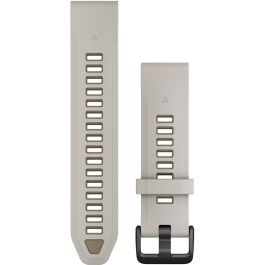 Garmin Correa de repuesto QuickFit 20mm silicona gris niebla/arenisca