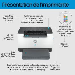 HP Impresora Monocromo LaserJet M207dw Laser Inalámbrica Doble Cara