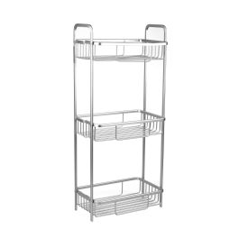 Confortime Estantería Baño 3 Bandejas Alluma, 29 x 18 x 65.5 cm (4 Unidades)